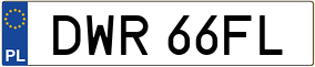 Truck License Plate